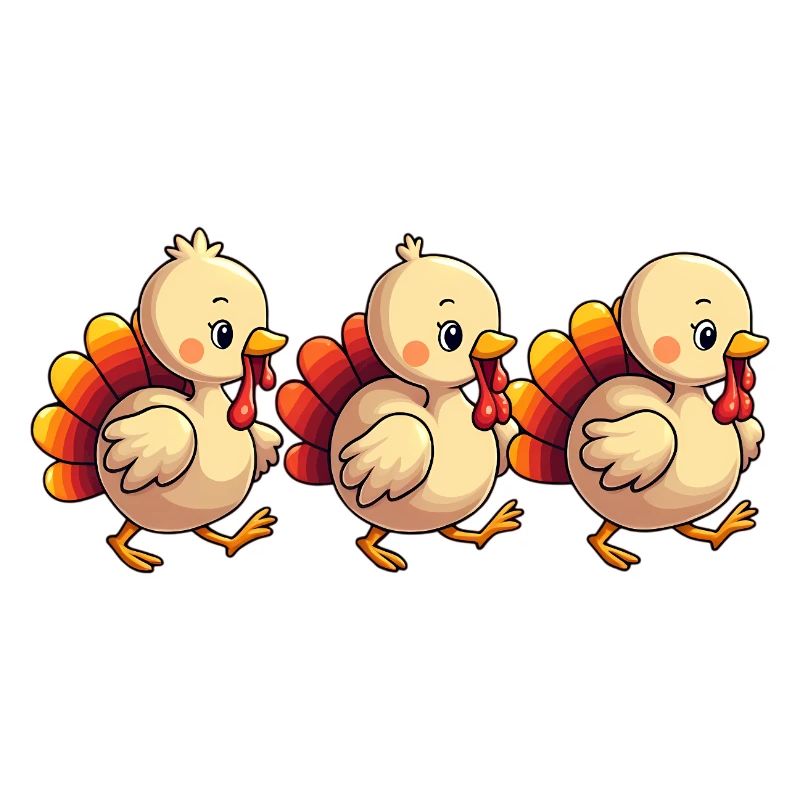 Bébé dinde de Thanksgiving