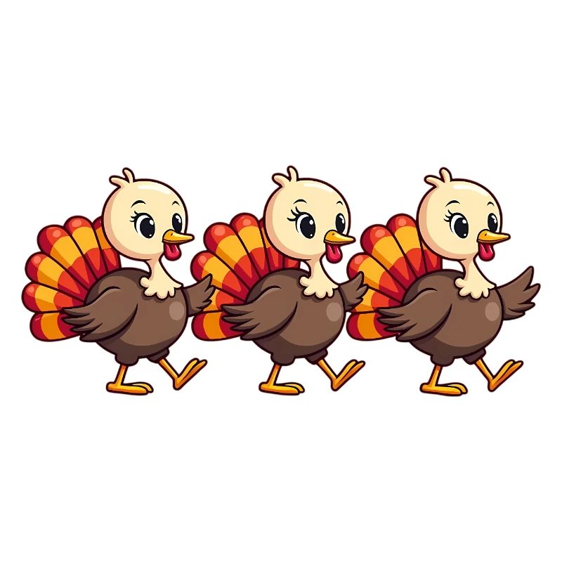 Bébé dinde de Thanksgiving
