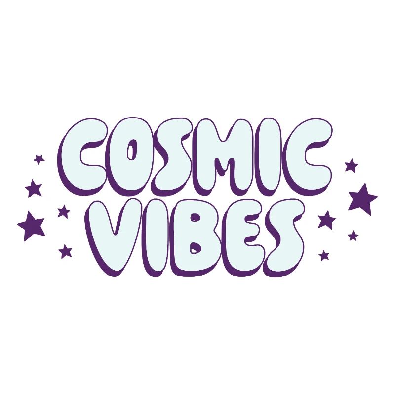 Cosmic Vibes lettering