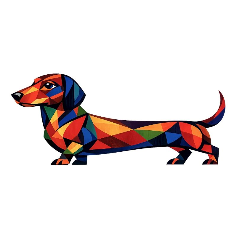 Geometric Dachshund
