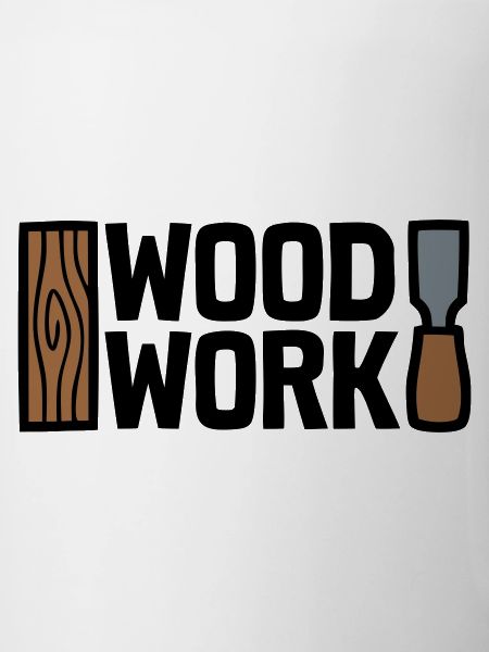 Wood Work Lettering Logo
