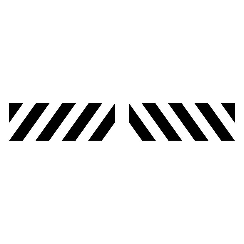 Warning 3 Zipper Warnbalken