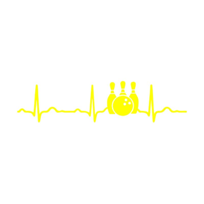 ECG HEARTBEAT jaune BOWLING
