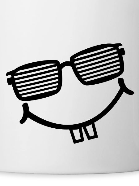cool smiley with shutter shades