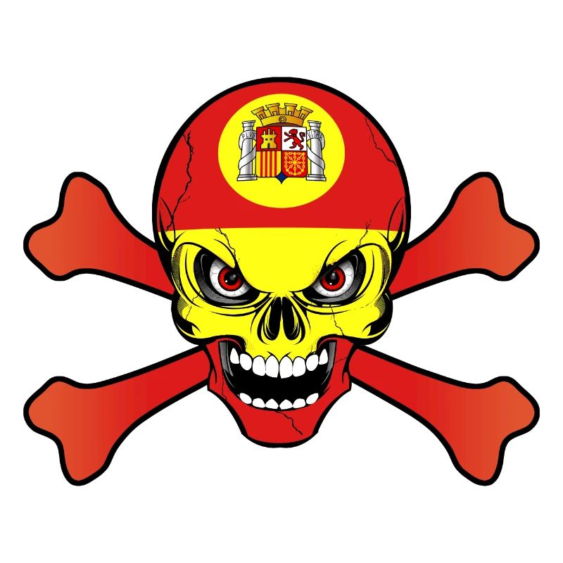 Spain Espagne skull
