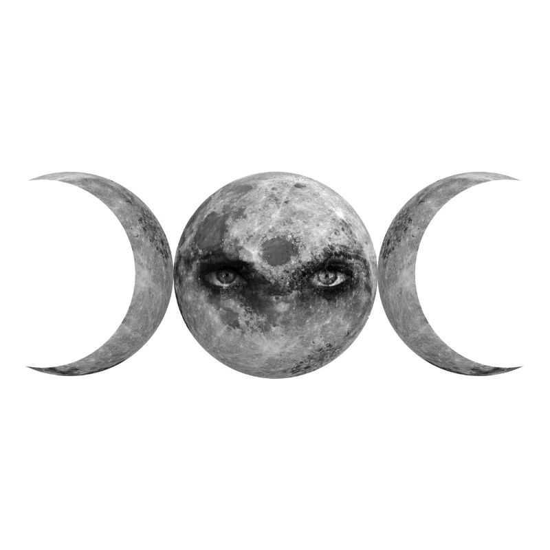 Trois-déesses symbole Wicca