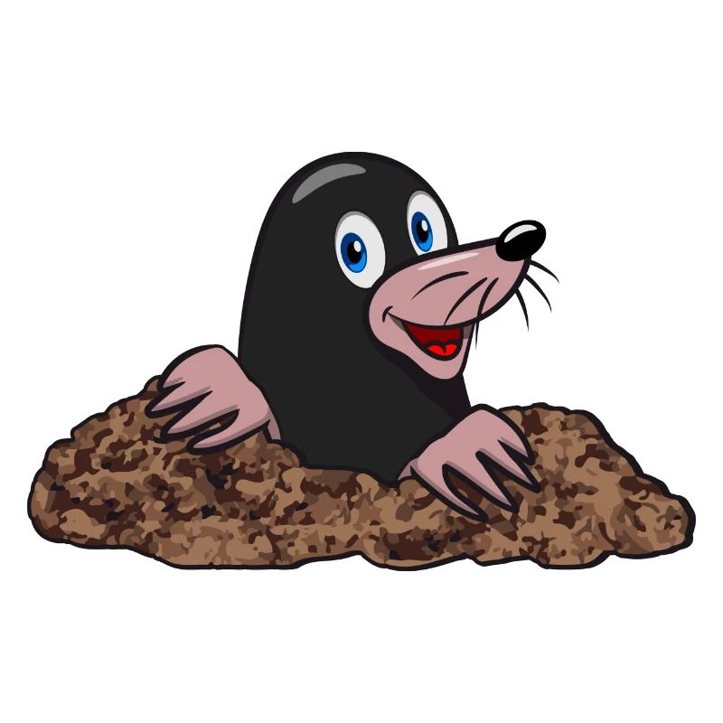 Mole Terre Mole Haie Jardin Mignon Mignonne