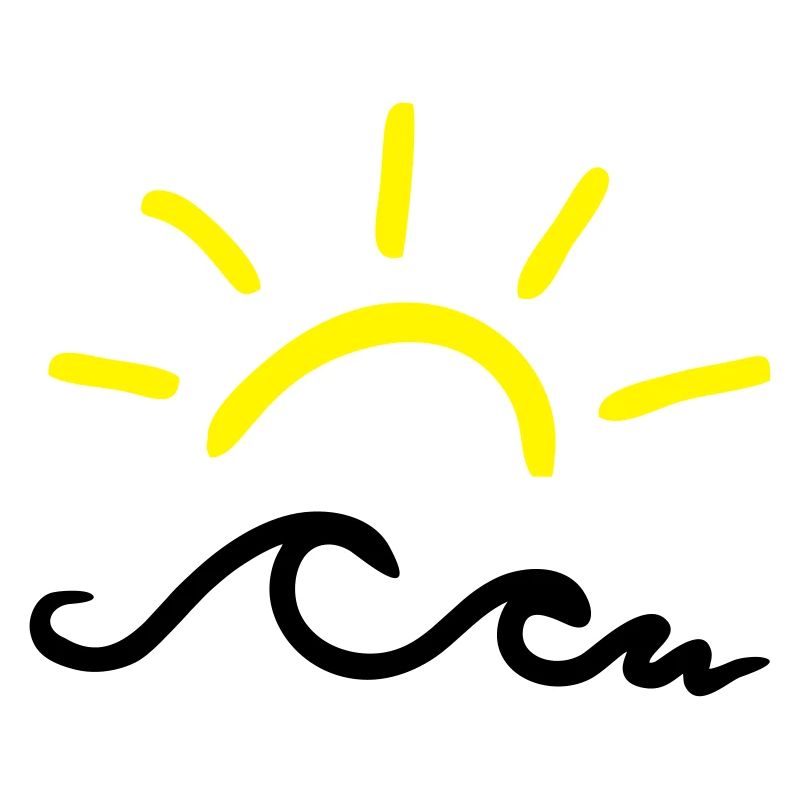 Sun and waves