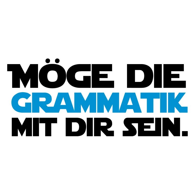 Que la grammaire soit avec vous - professeur d'allemand