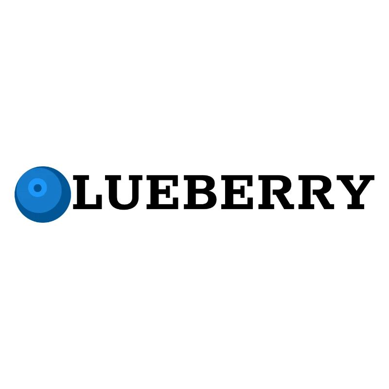 Blueberry funny Design Myrbeere