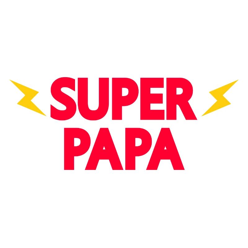 SUPER PAPA VATERTAGSGESCHENK MANN HELD HERO DADDY