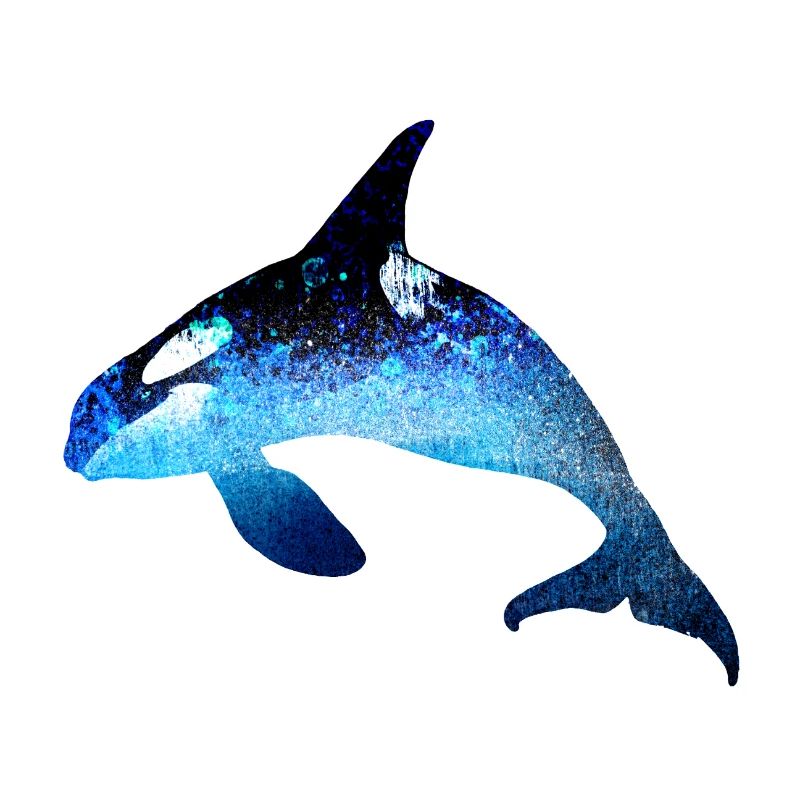 wal,blau,fisch,malerei,kunst,blau,meer