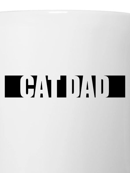 Cat Dad Stripe Design