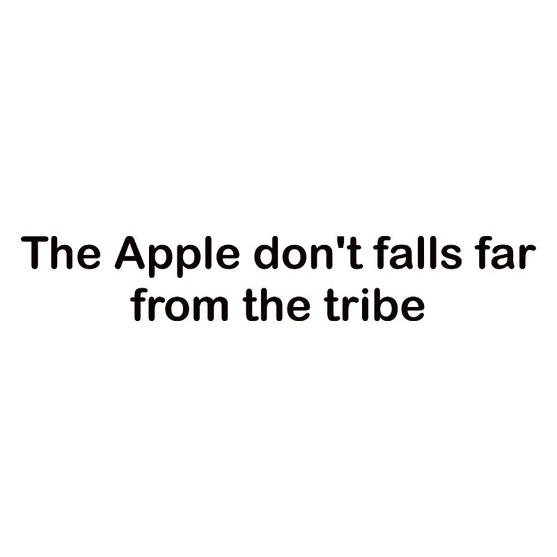 The apple