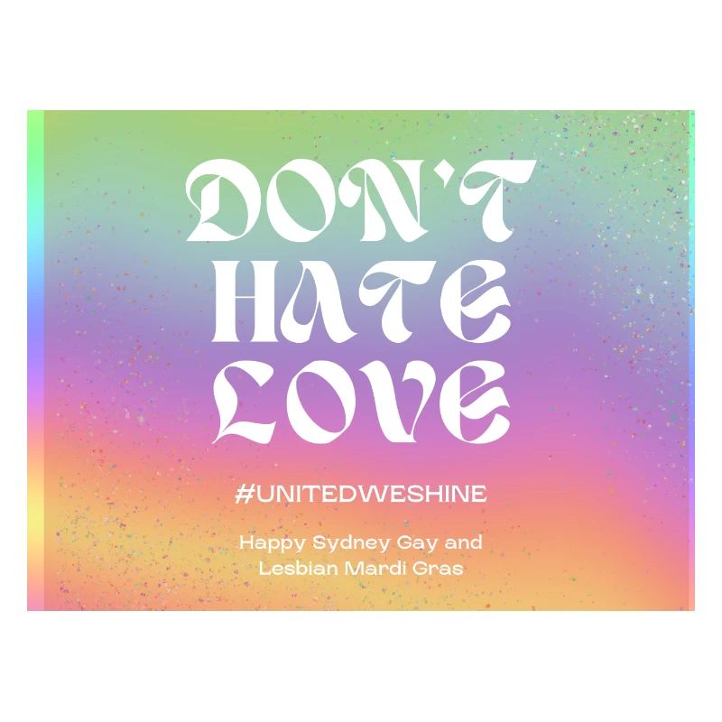 Don´t hate love