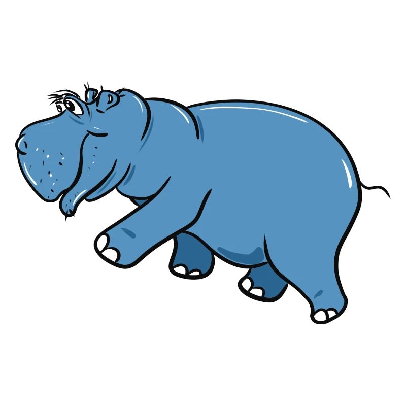 Friendly hippo