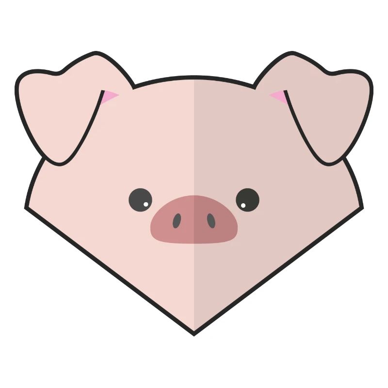 Cute Simple Pig