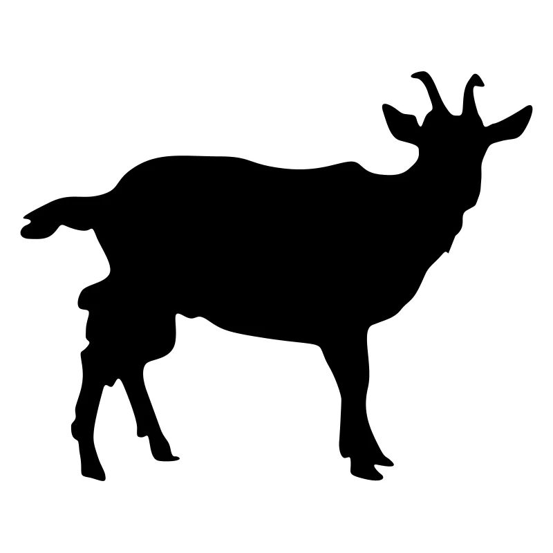 Silhouette de chèvre