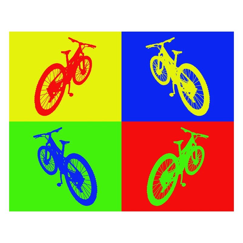 VTT Pop Art couleur