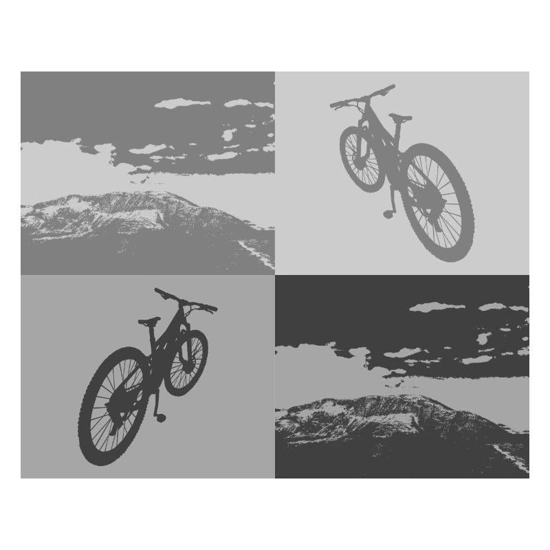 VTT Pop Art gris