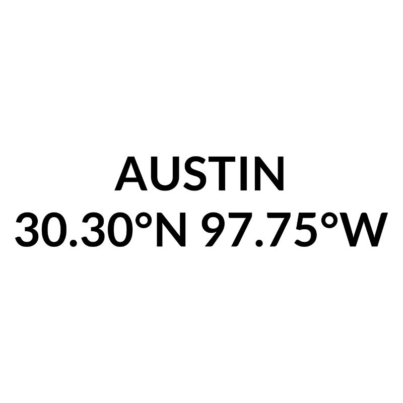 Austin, Texas, USA Coordinates