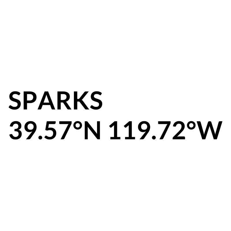 Sparks, Nevada, USA Coordinates
