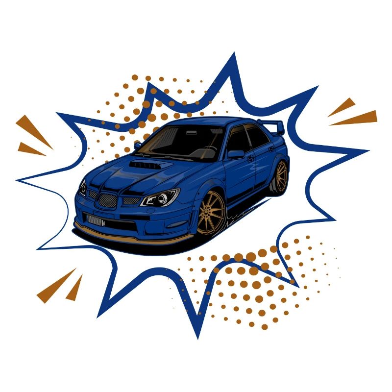 Comic style wrx