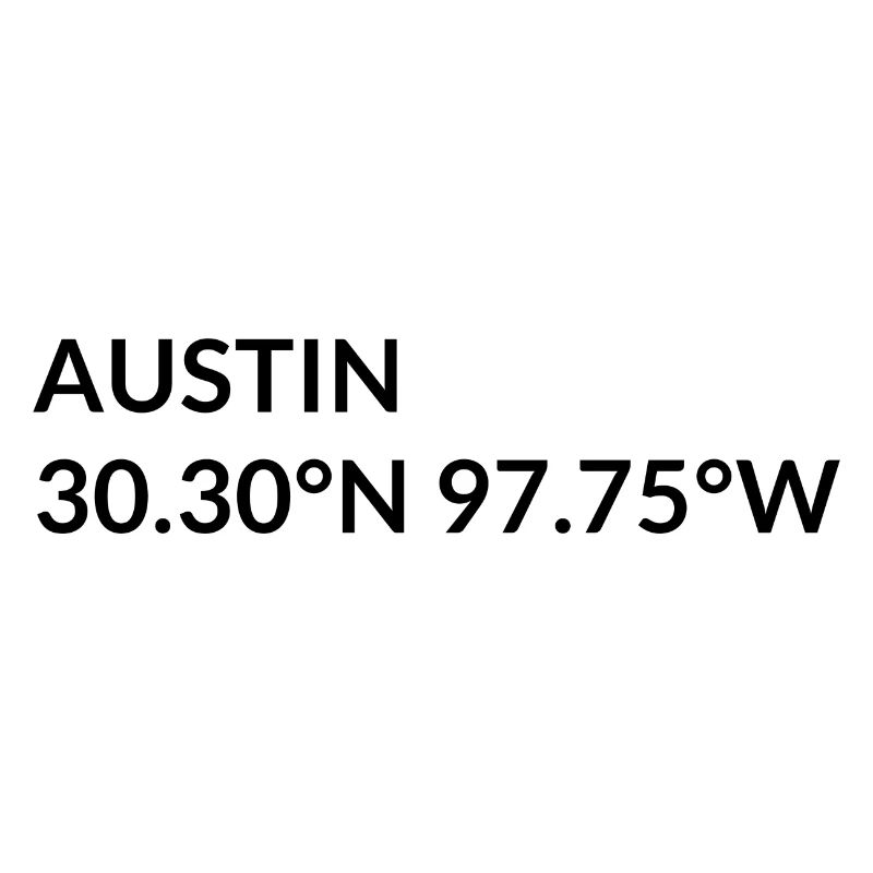 Austin, Texas, USA Coordinates