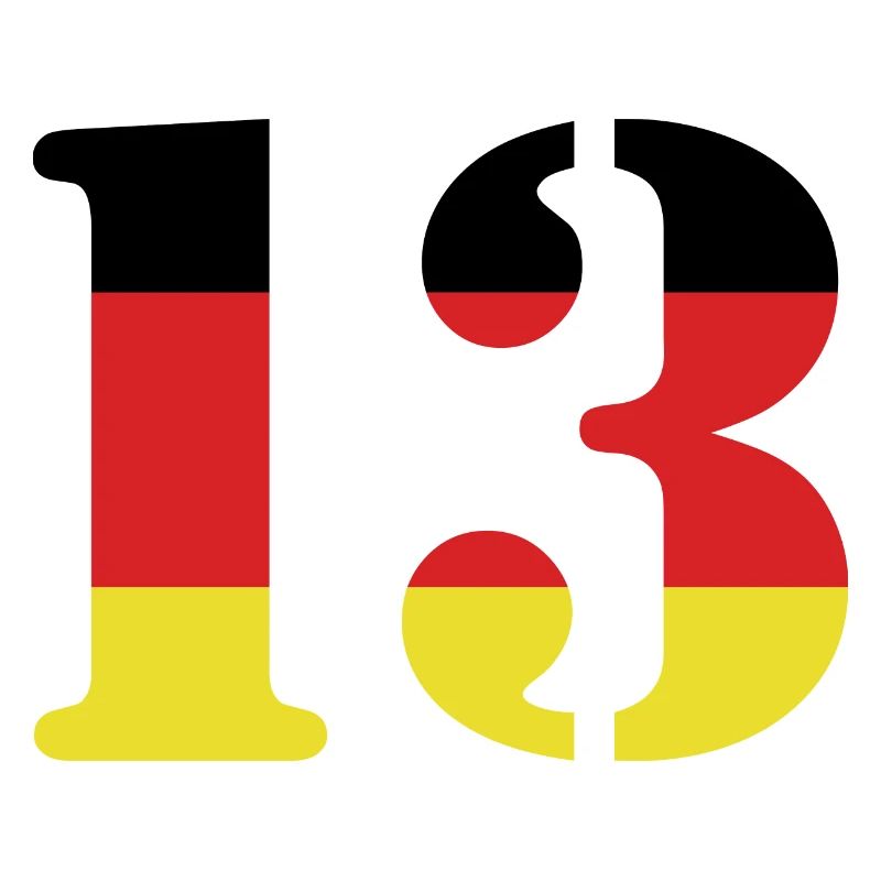 13 Number Jersey Germany