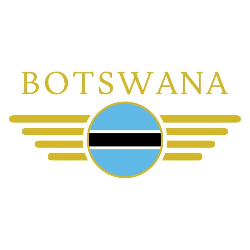 I Love Botswana, Elegance Style Design T-Shirt