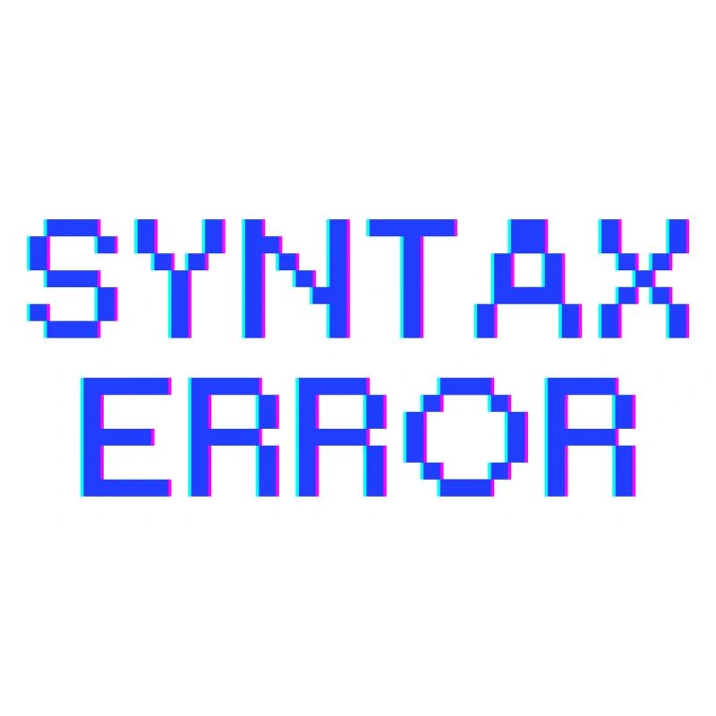 Syntaxfehler