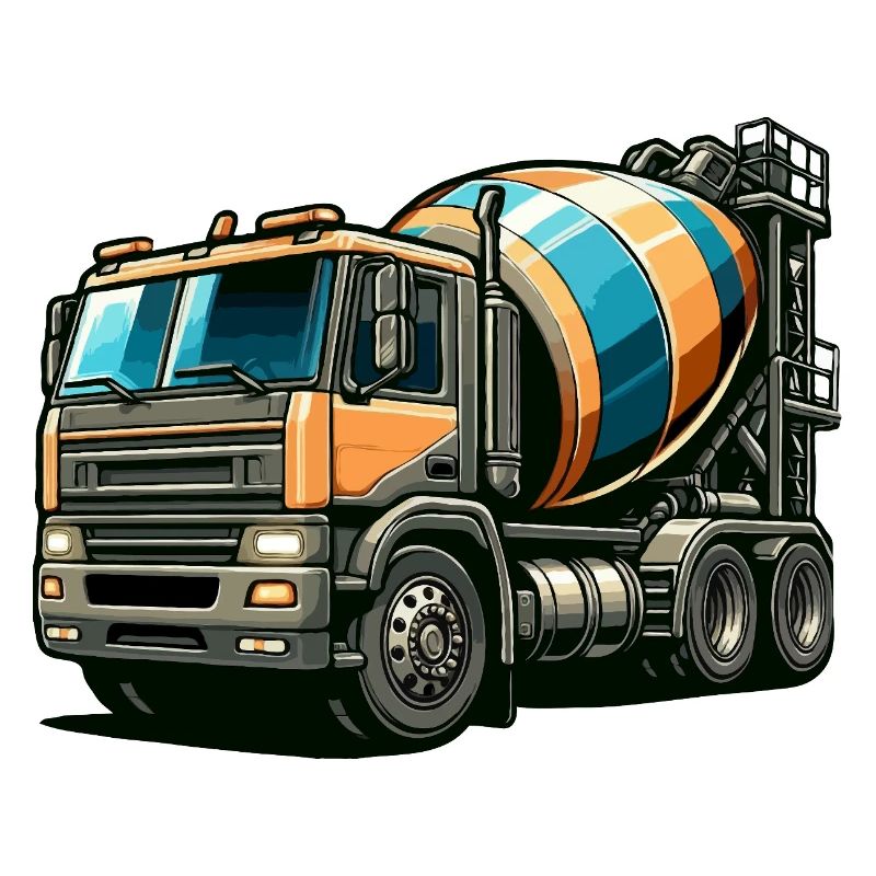 Cement mixer large