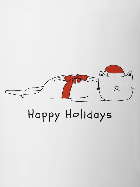 Funny cat Christmas