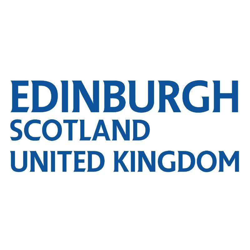 Edinburgh – Scotland Textdesign