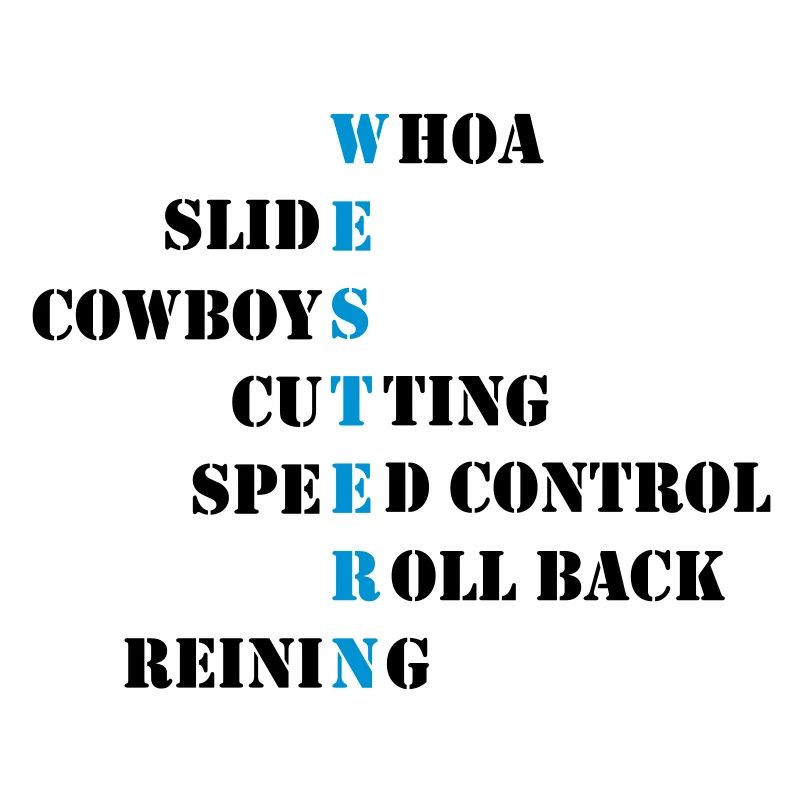 Cowboys de lettrage occidentaux