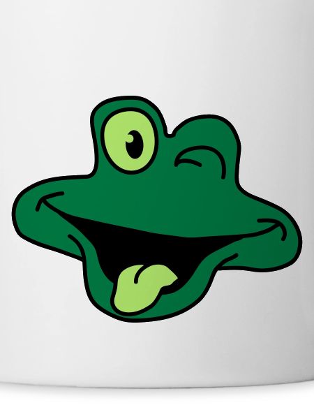 Cheeky Comic Frog Face