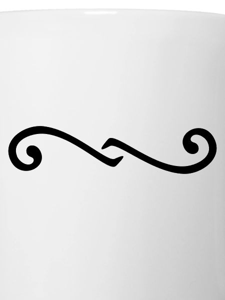 Delimiter swirl / Deko-Element Schnörkel (1c)