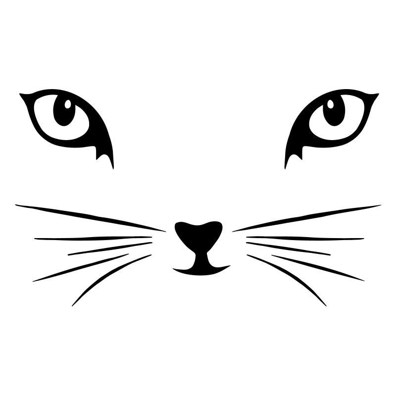 Yeux de chat Chat Visage Yeux Oeil Moustachu