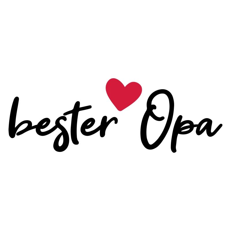 bester Opa mit Herz
