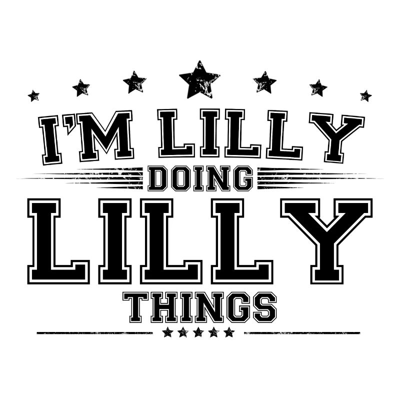 i’m Lilly doing Lilly things
