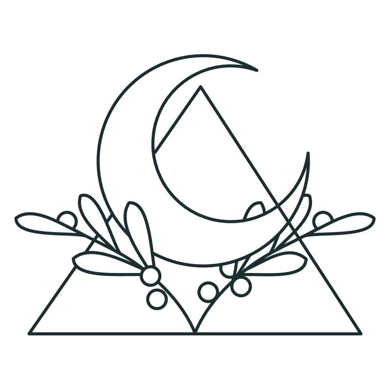 triangle croissant de lune