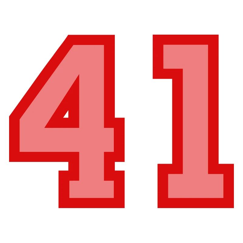 Cool Retro Retrostyle Jersey Number Back Number