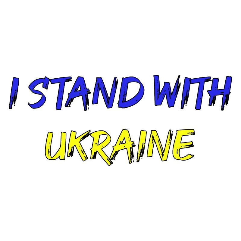 Je suis avec l’Ukraine Guerre de paix Russie Poutine