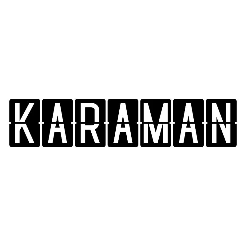 Panneau de l’aéroport de Karaman