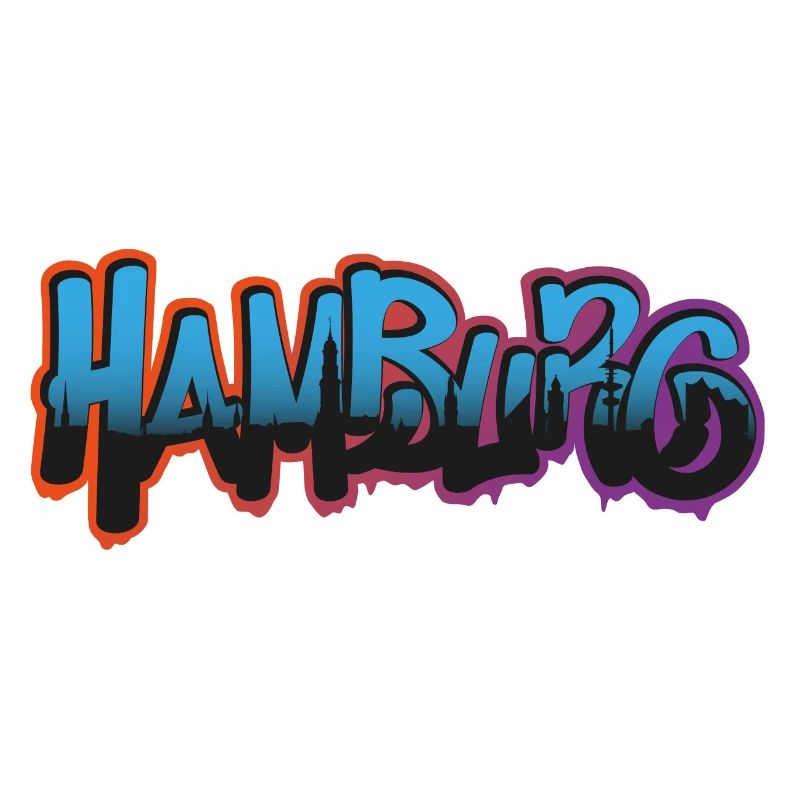 Ville de Hambourg Graffiti