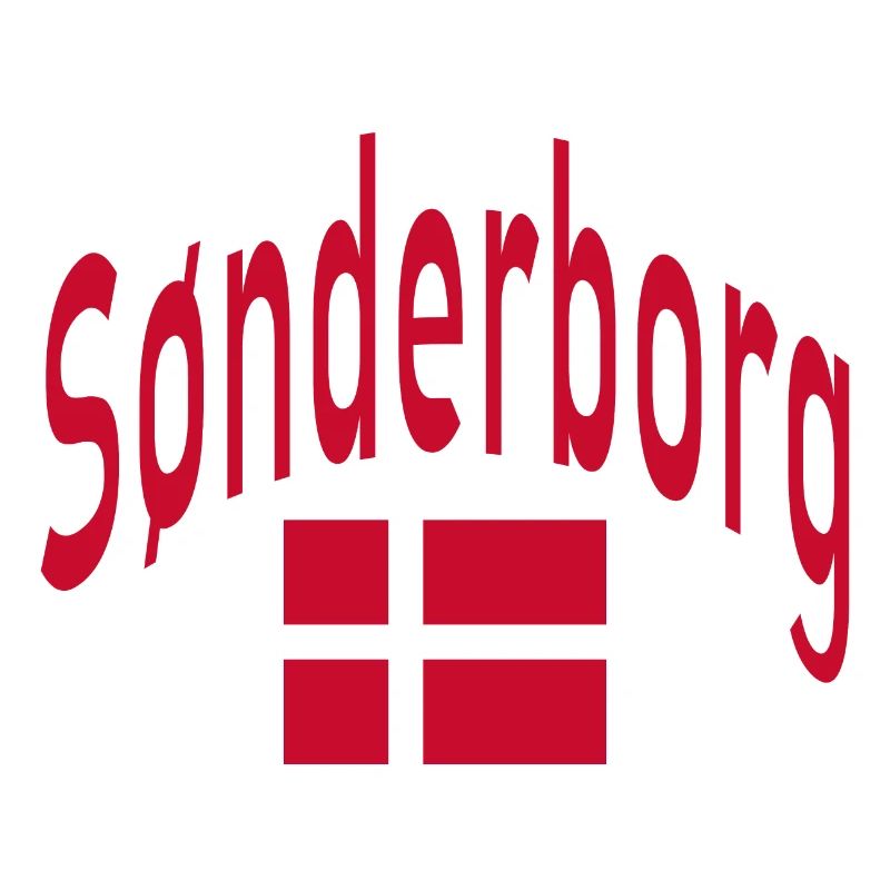 Drapeau de Sønderborg Danemark