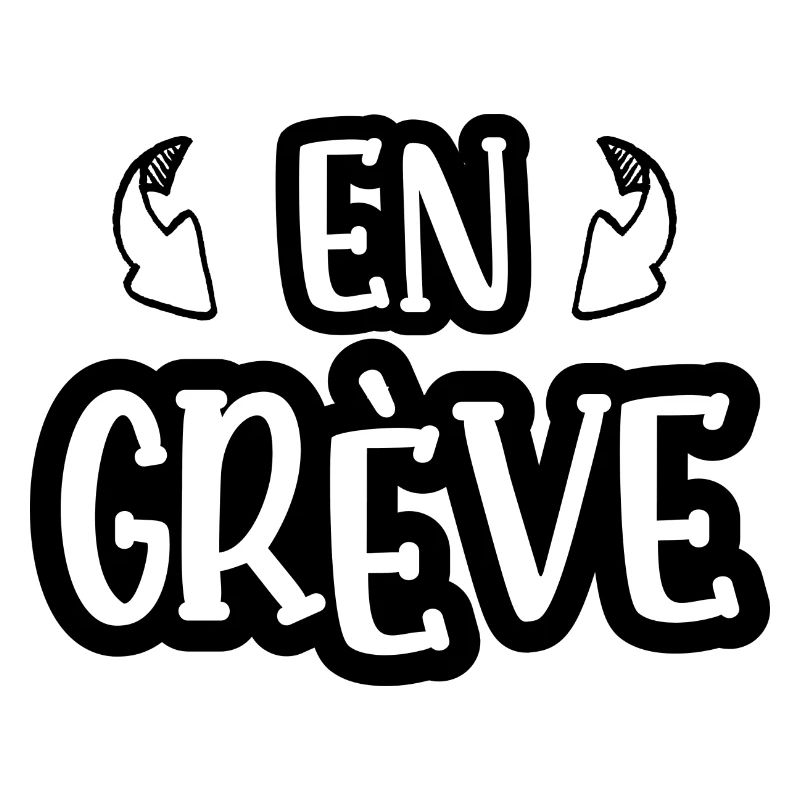 en grève