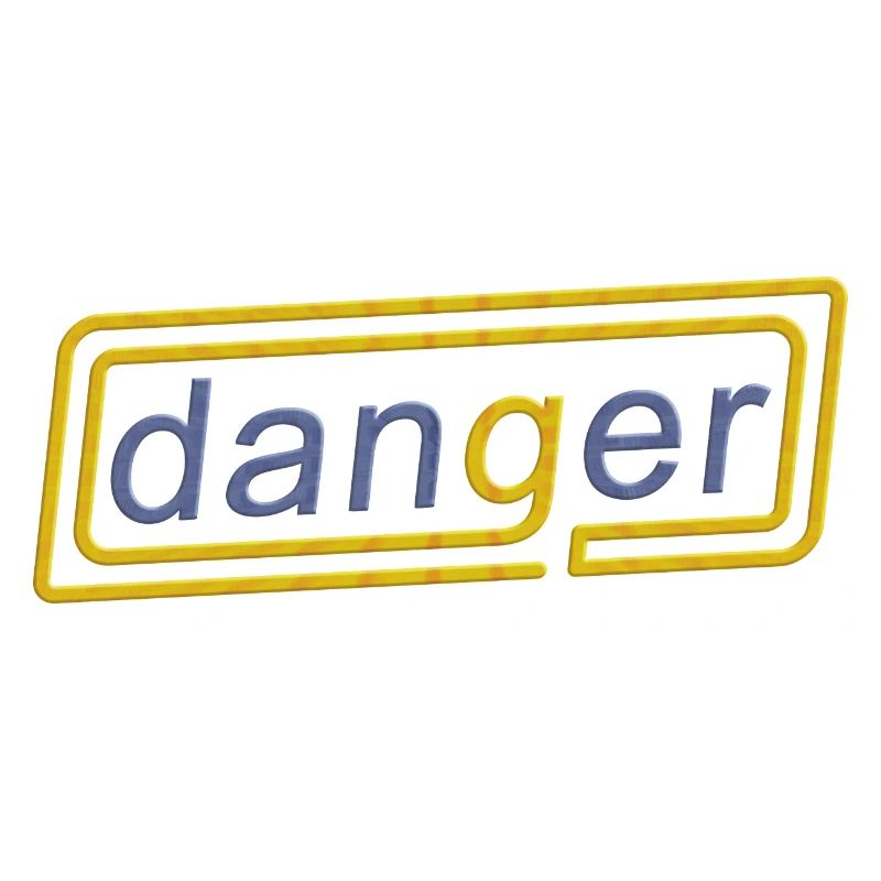 Danger bleu et jaune
