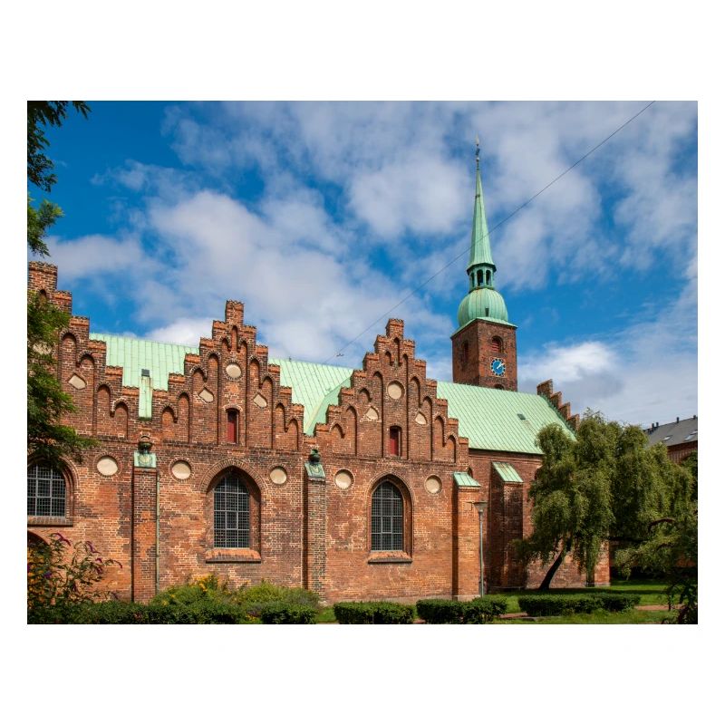 Église abbatiale de Klosterkirken, ville d’Aarhus au Danemark