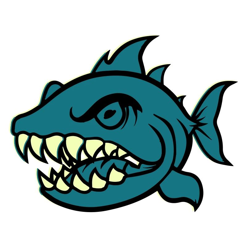 Piranha Comic Fish